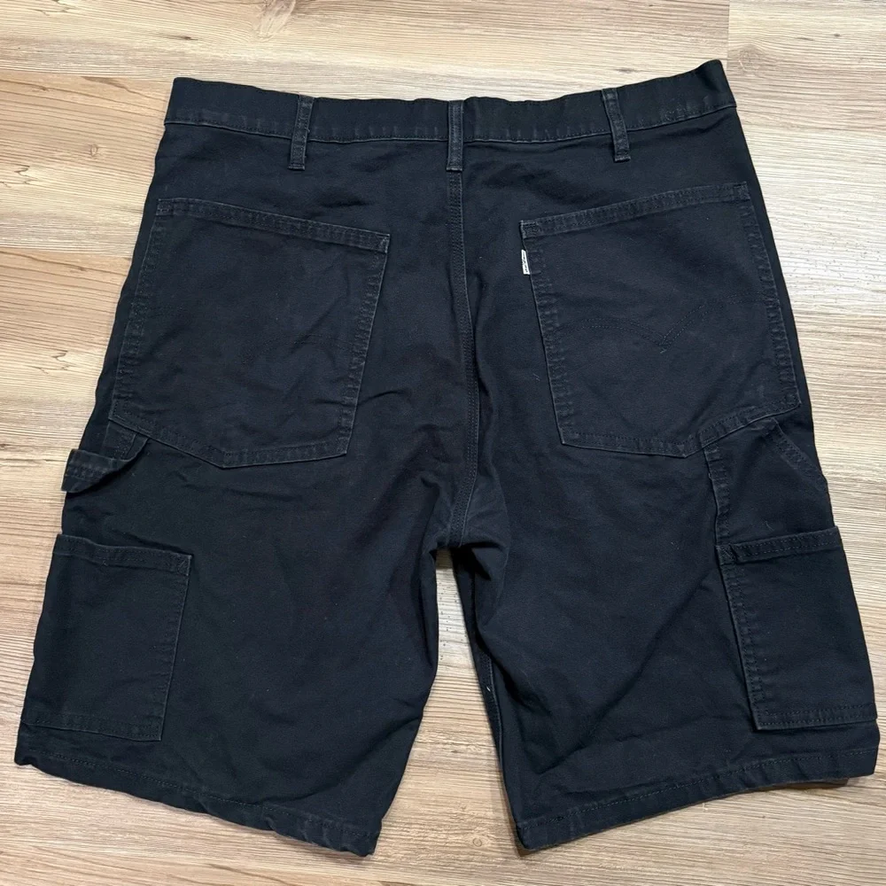 Men's Black Levi's Carpenter Shorts